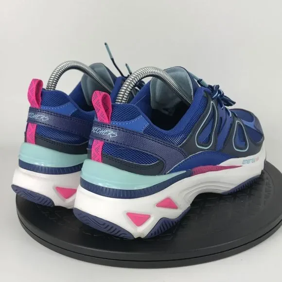 Skechers Energy Racer Blue Athletic Running Shoes 149371 Women's Size 9 - Picture 5 of 12